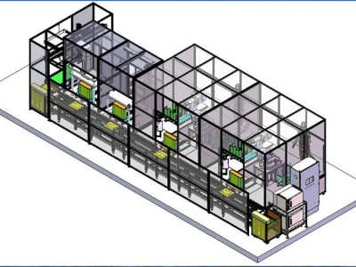 氢燃料电池电堆产品组装线图1